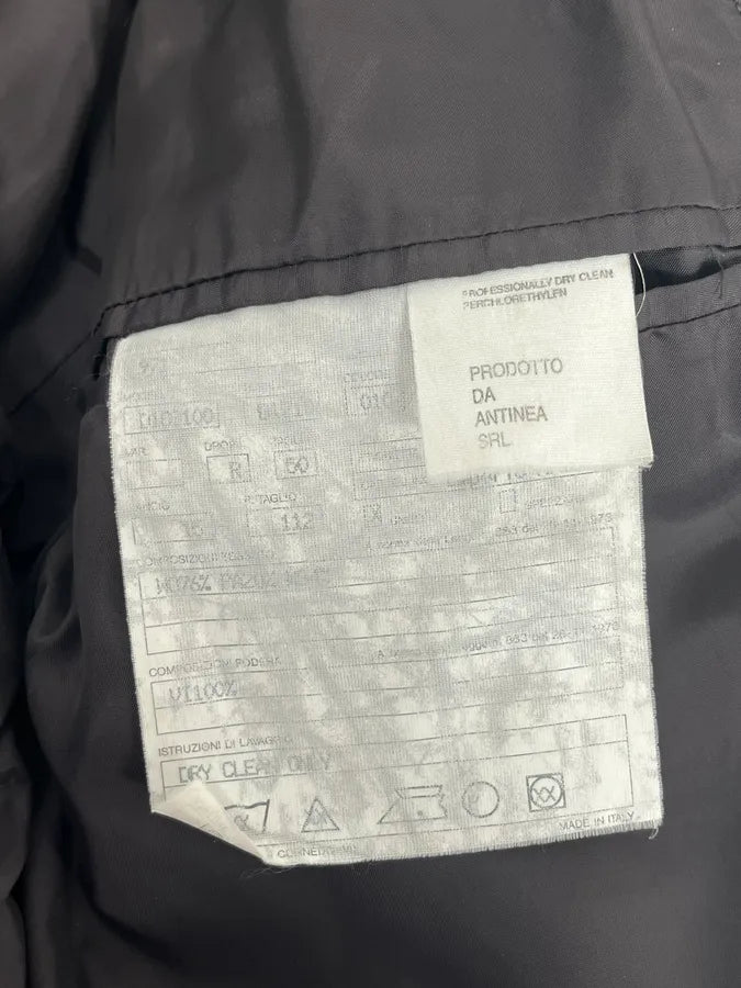 1990s Emporio Armani Grey Wool Classy Bazer Jacket LACROGe 9