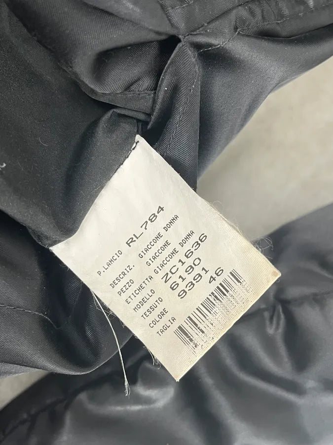 1990s Emporio Armani Long Black Puffer Jacket MffaLPr 11