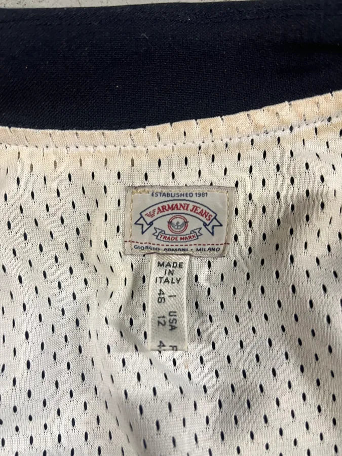 1990s Emporio Armani Navy Coach Jacket (S/M) DGWLggx 7