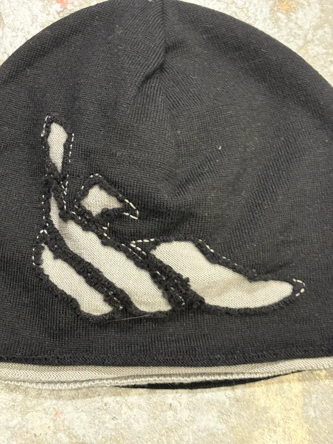 SS2005 Emporio Armani Signature Black Beanie oUZGqAa 4