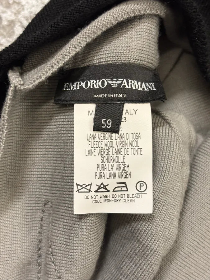 SS2005 Emporio Armani Signature Black Beanie oUZGqAa 5