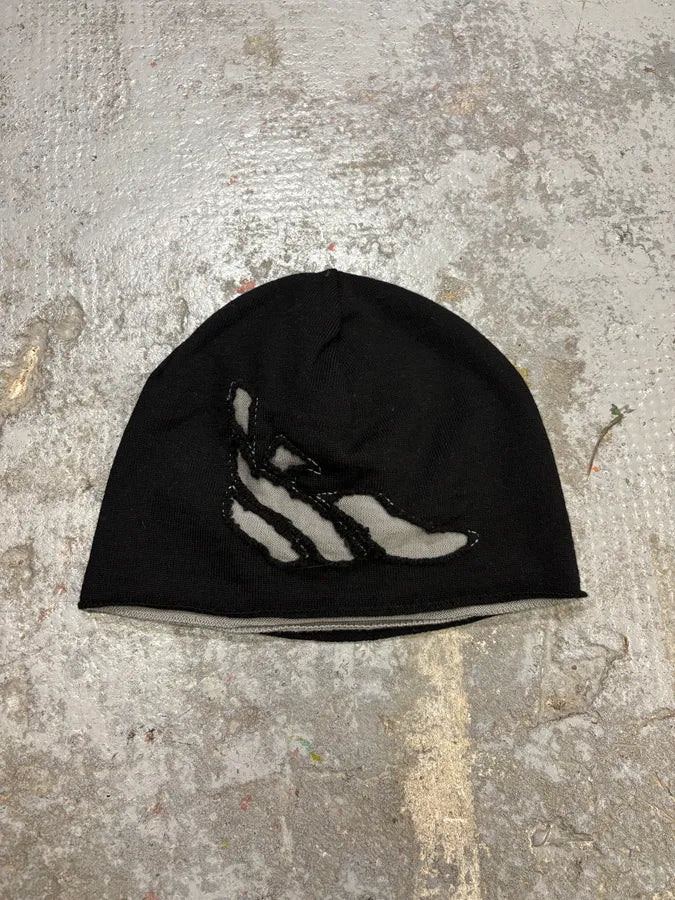 SS2005 Emporio Armani Signature Black Beanie oUZGqAa 0