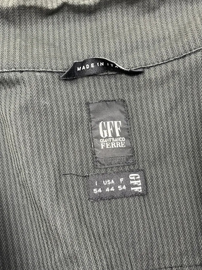 2000s Gianfranco Ferré Dark Grey Military Officer Jacket gVfMEGO 10