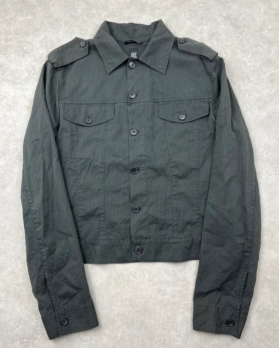 2000s Gianfranco Ferré Dark Grey Military Officer Jacket gVfMEGO 2