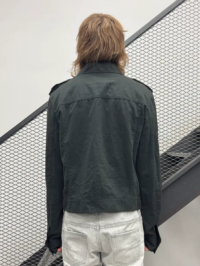 2000s Gianfranco Ferré Dark Grey Military Officer Jacket gVfMEGO 1