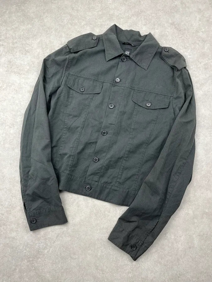 2000s Gianfranco Ferré Dark Grey Military Officer Jacket gVfMEGO 3
