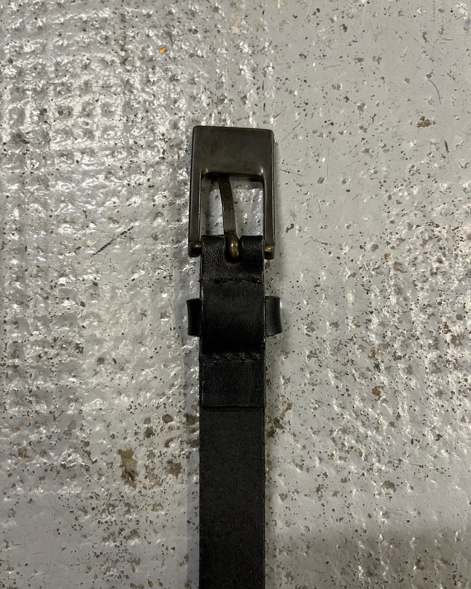 1990s Gianfranco Ferré Black Leather Chain-Link Statement Belt fuqBteo 8