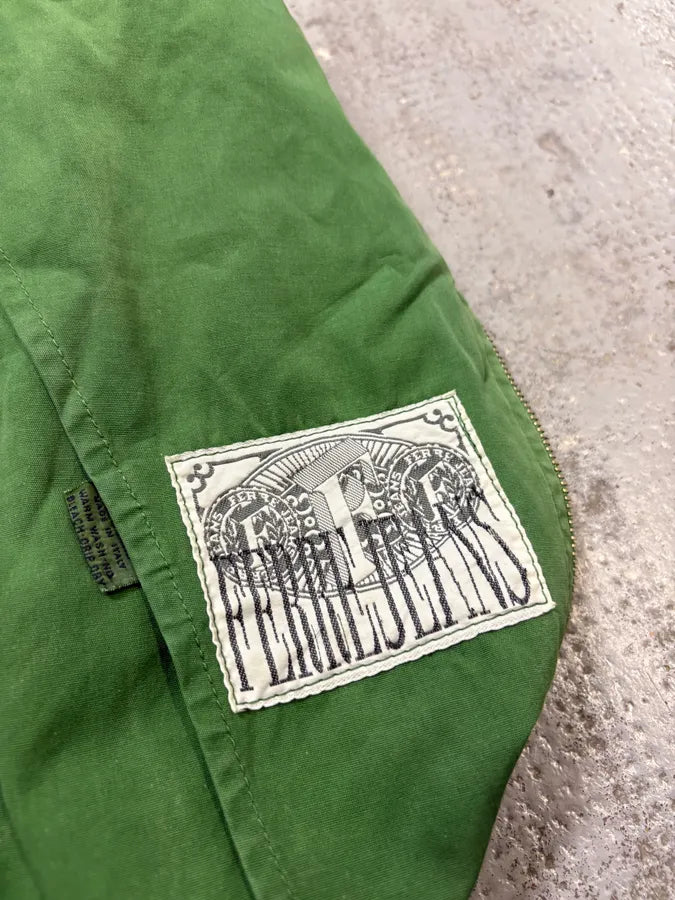 1990s Gianfranco Ferré Green Light Hooded Bomber Jacket HrDYgsx 9