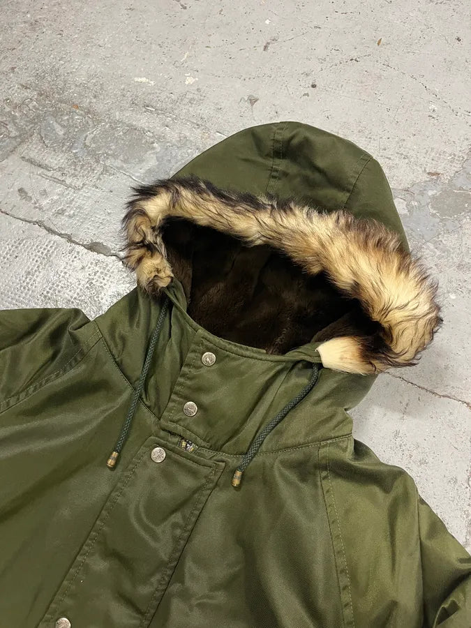1990s Gianfranco Ferré Green Extra Bomber Jacket FYAzJcO 4