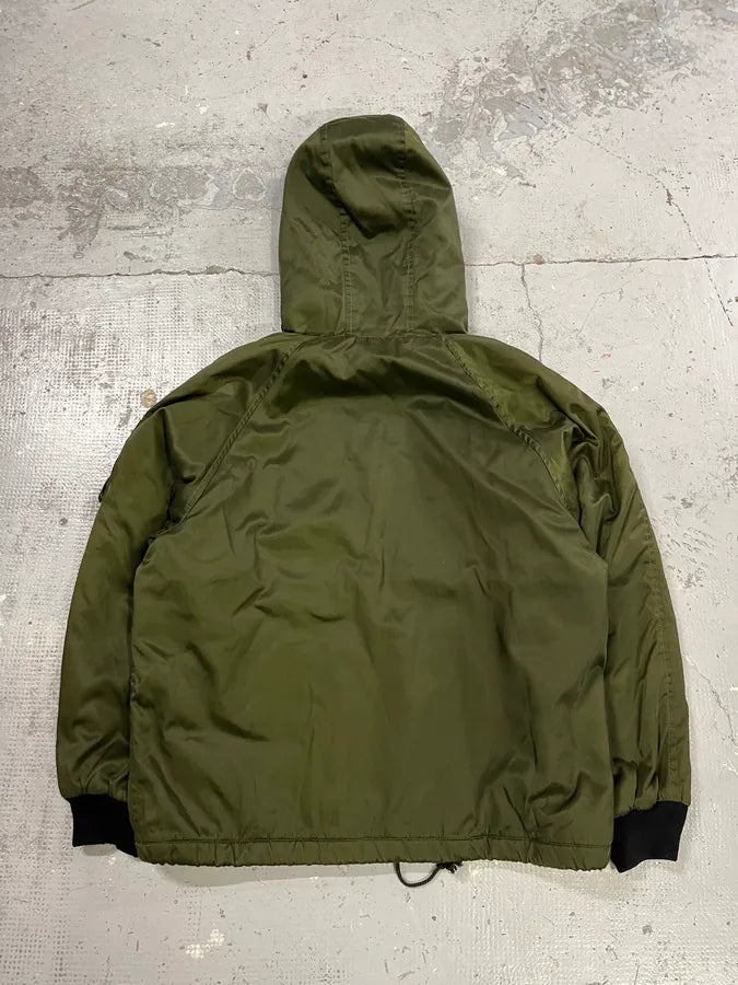 1990s Gianfranco Ferré Green Extra Bomber Jacket FYAzJcO 6