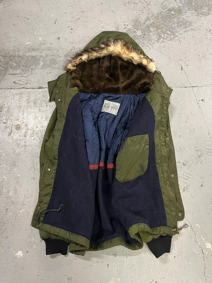 1990s Gianfranco Ferré Green Extra Bomber Jacket FYAzJcO 7