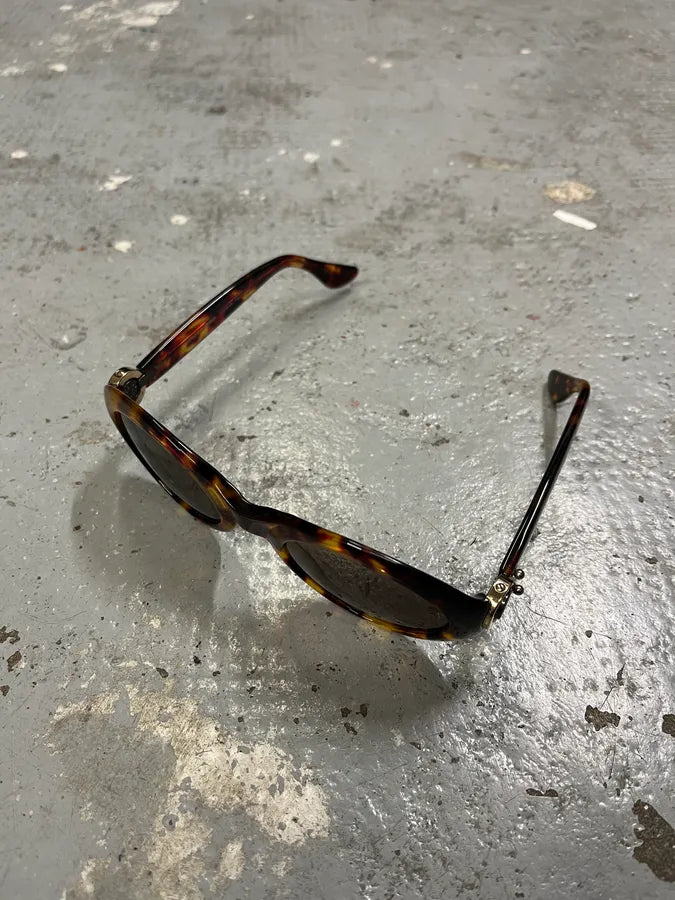 1990s Gianfranco Ferre Brown Marble Sunglasses JpKsZWy 2