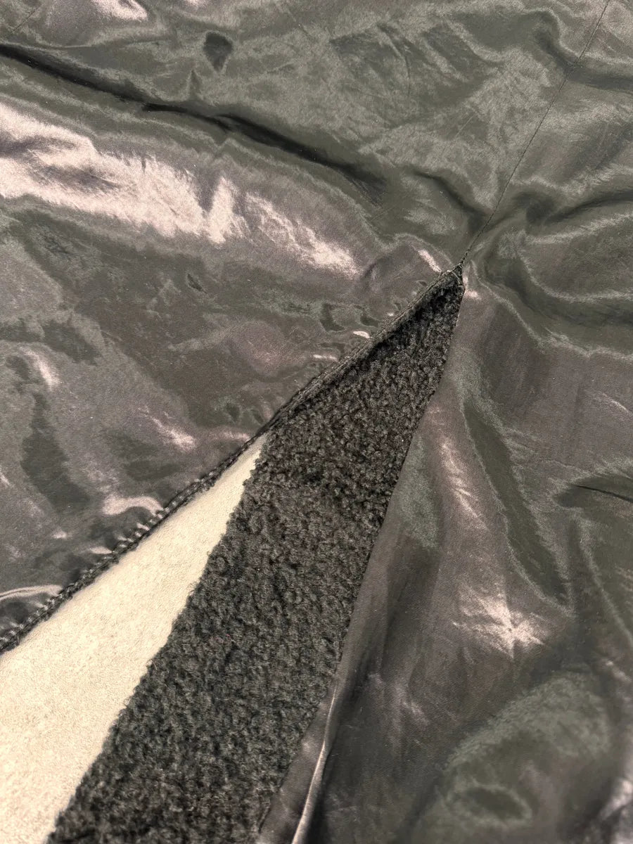 1990s Giorgio Armani Astrakan Sheep Fur Trench Coat YWYzMPQ 5