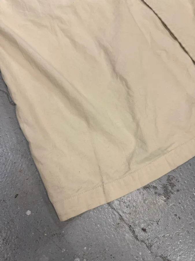 1990s Giorgio Armani Beige Trench Coat (L) 11