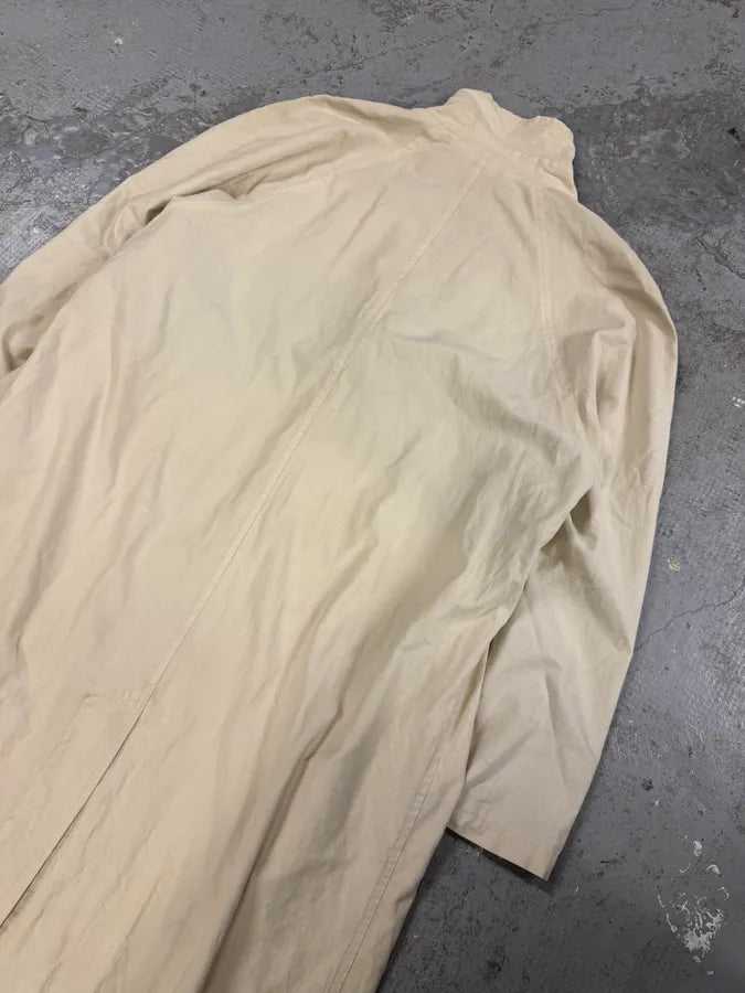 1990s Giorgio Armani Beige Trench Coat (L) 7