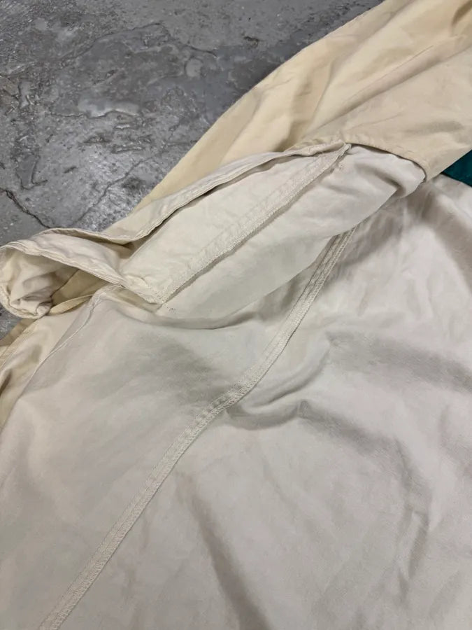 1990s Giorgio Armani Beige Trench Coat (L) 8