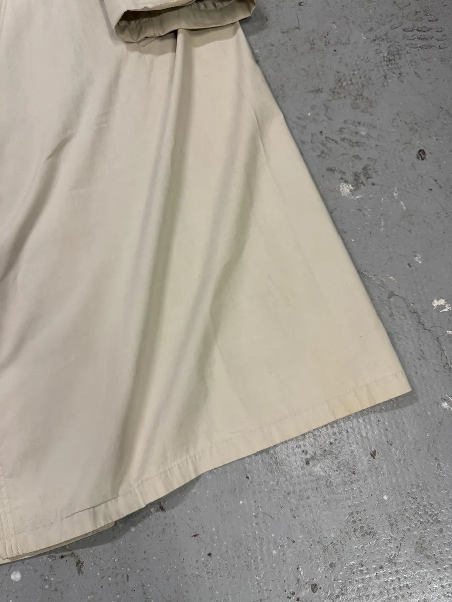 1990s Giorgio Armani Beige Trench Coat (M) 2