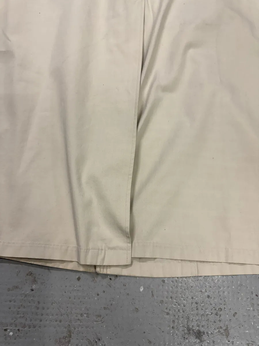 1990s Giorgio Armani Beige Trench Coat (M) 6