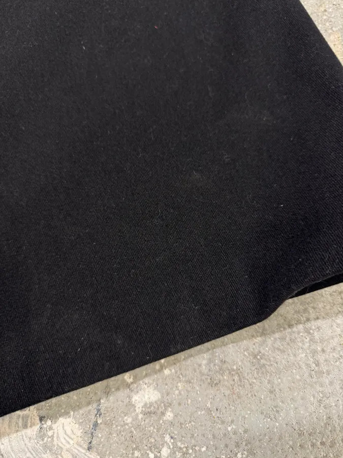 1990s Giorgio Armani Black Wool Trench Coat (M) 6