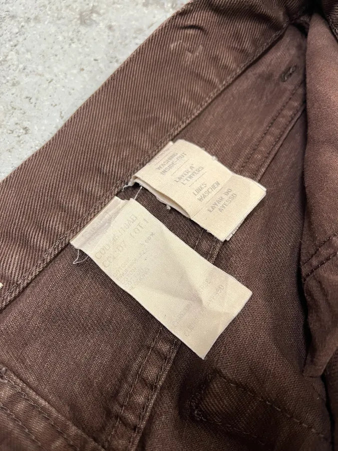 1990s Giorgio Armani Brown Archive Pants gaCtQvk 14