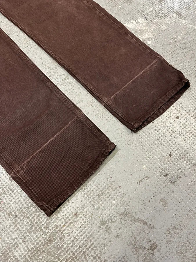 1990s Giorgio Armani Brown Archive Pants gaCtQvk 7