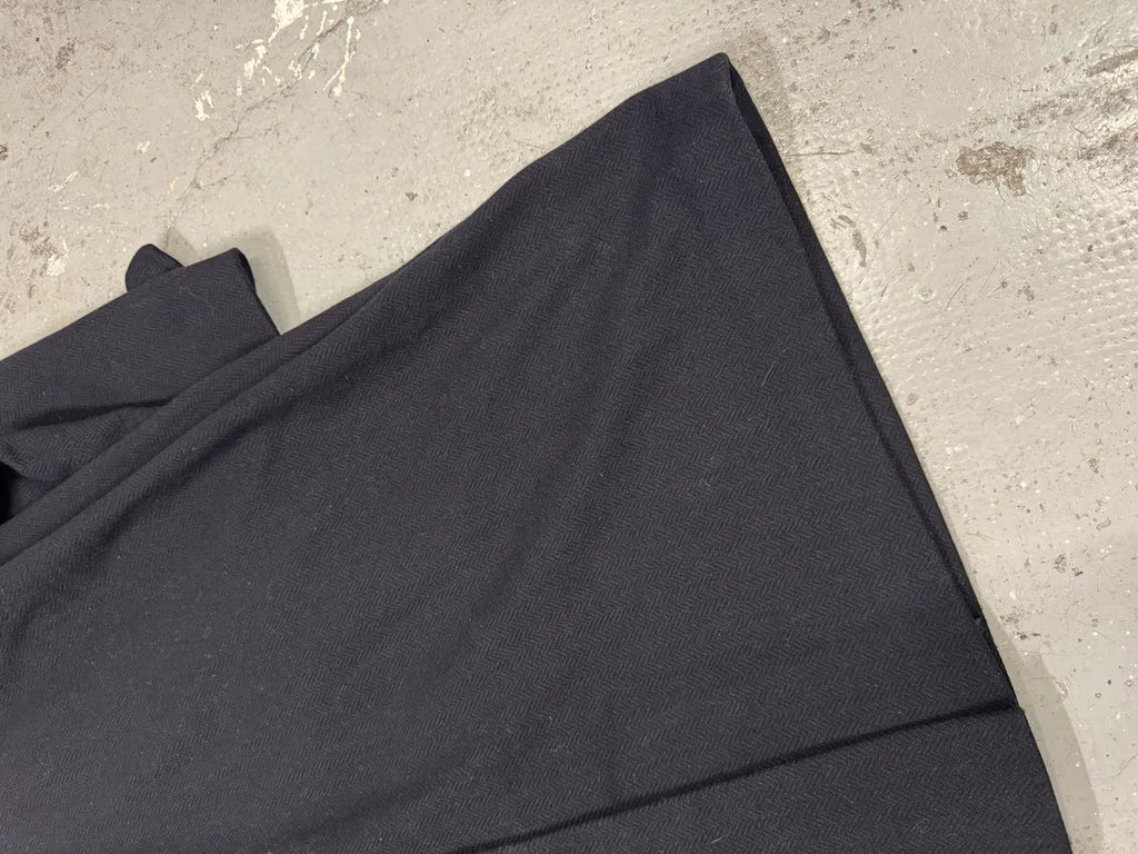 1990s Giorgio Armani Dark Navy Wool Trench Coat (L) 7