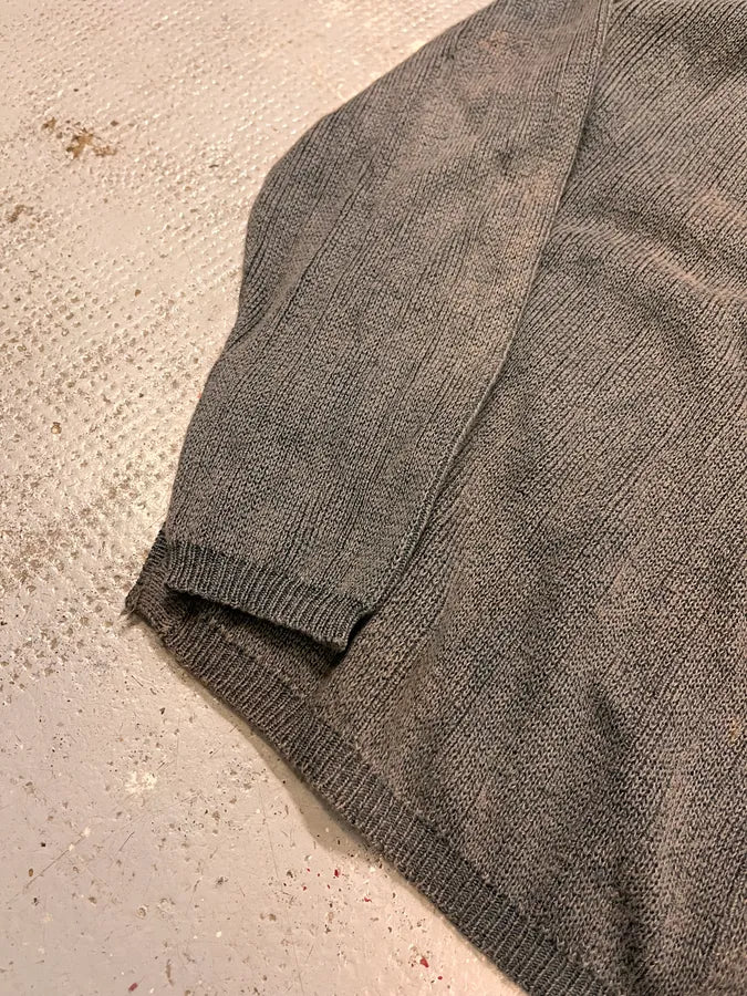 1990s Giorgio Armani Grey Henley Longsleeves SZhXBpE 6