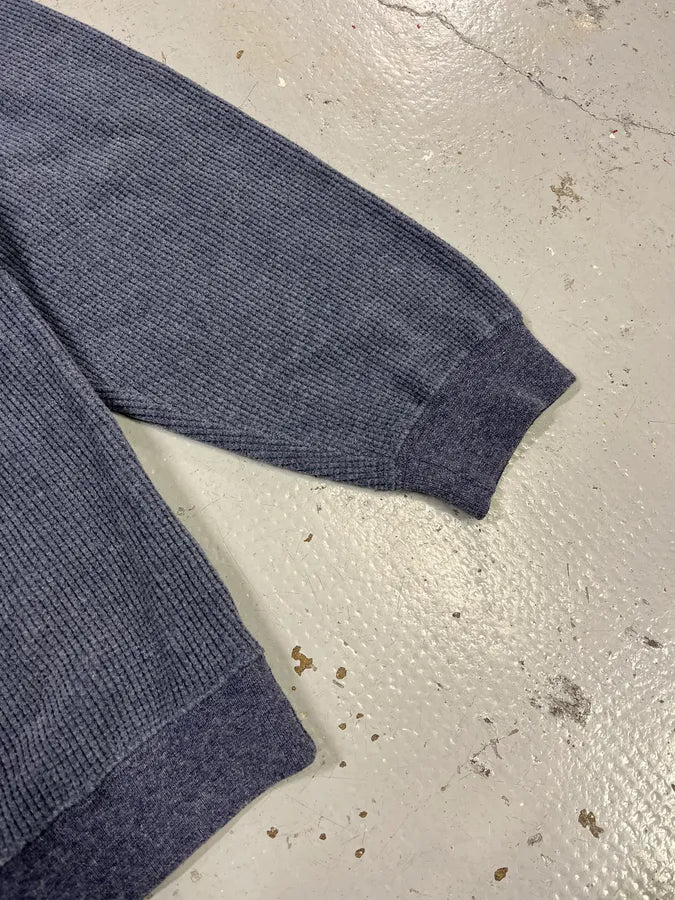 1990s Giorgio Armani High Neck Blue Wool Sweater DofbNQv 4