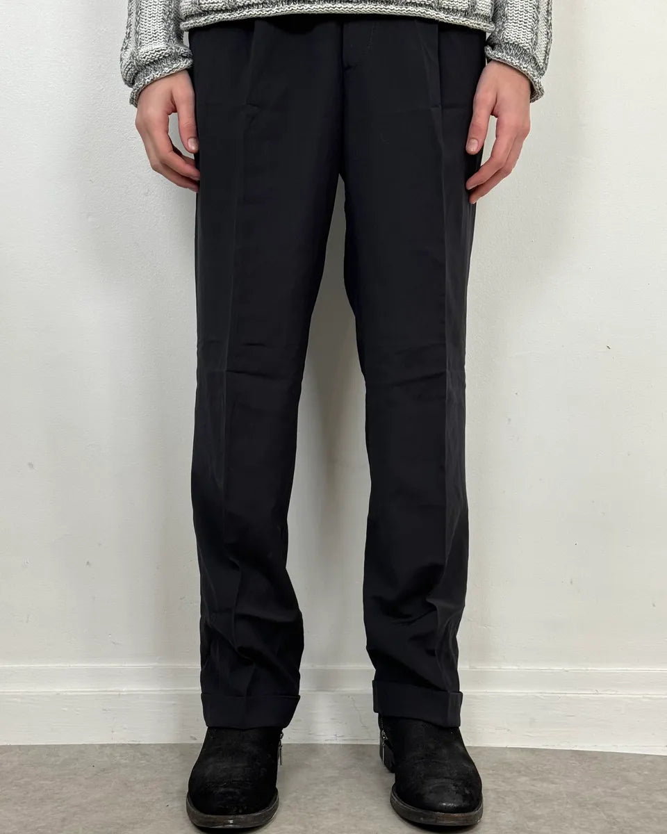 1990s Giorgio Armani Relaxed Navy Pants dicmpNy 1