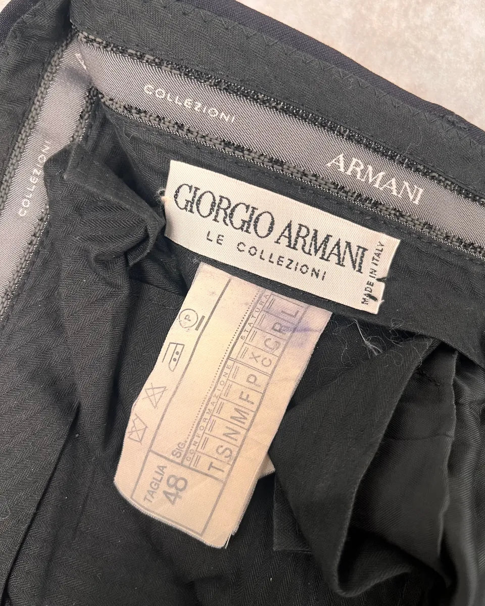1990s Giorgio Armani Relaxed Navy Pants dicmpNy 10
