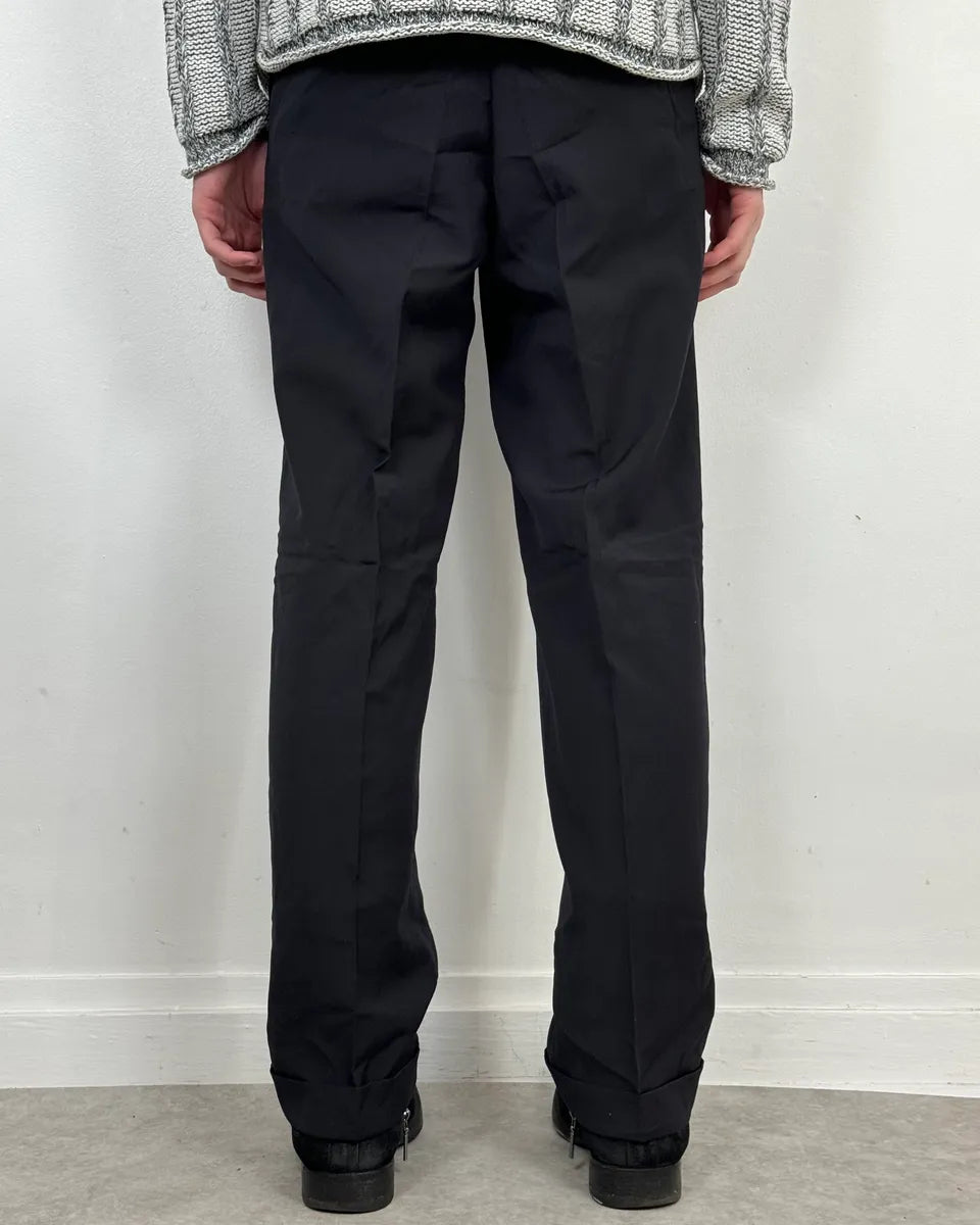1990s Giorgio Armani Relaxed Navy Pants dicmpNy 3