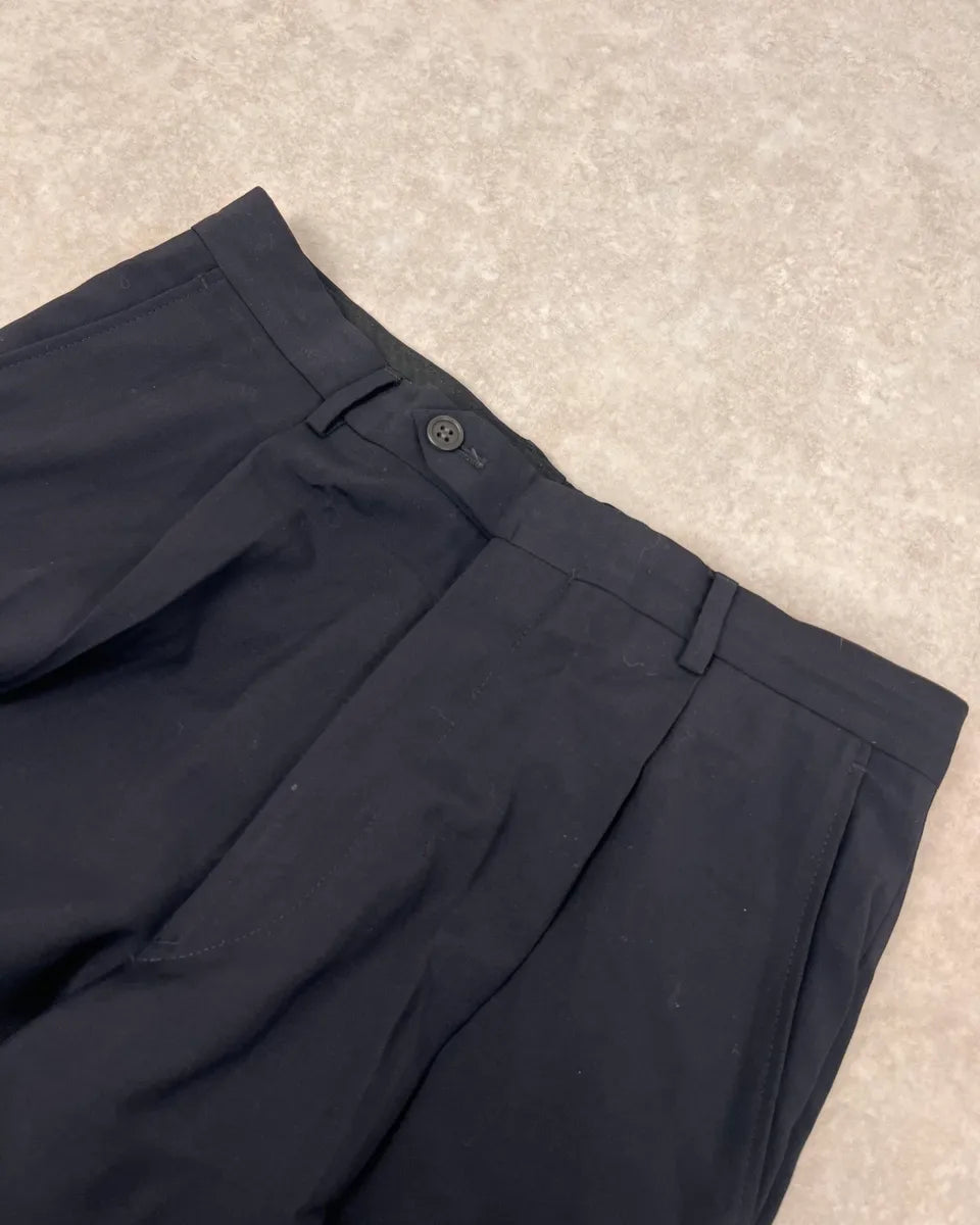 1990s Giorgio Armani Relaxed Navy Pants dicmpNy 5