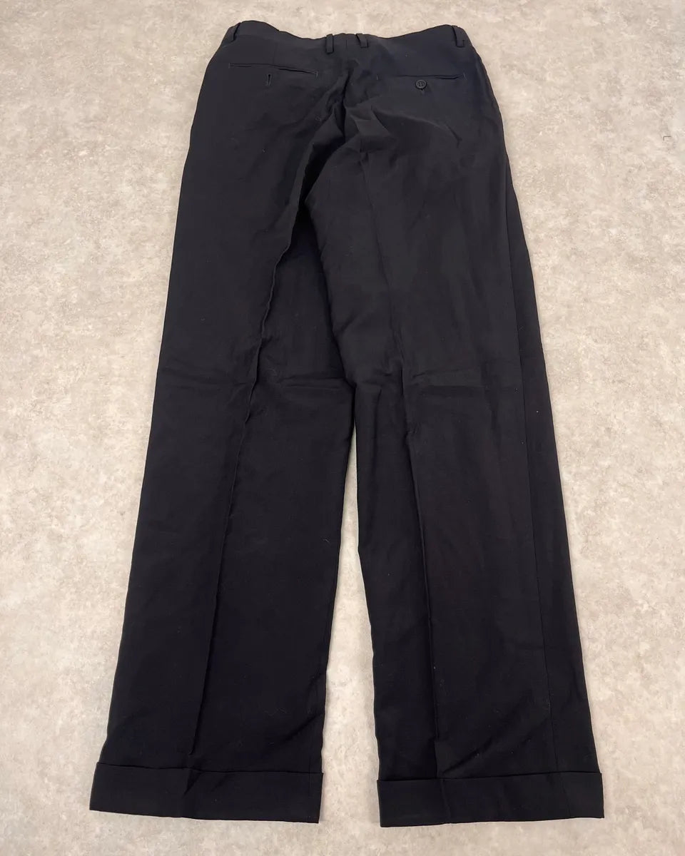 1990s Giorgio Armani Relaxed Navy Pants dicmpNy 9