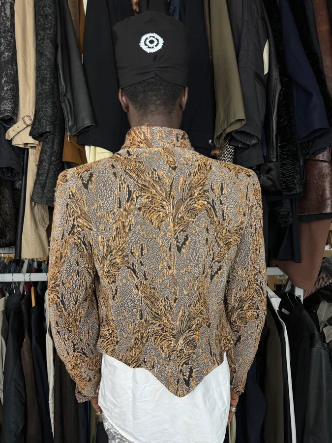 1990s Giorgio Armani Royal Golden Ornament Jacket SuhlpUU 2