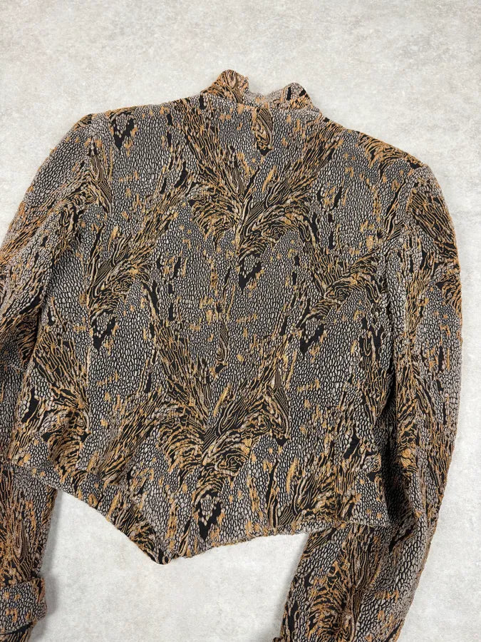 1990s Giorgio Armani Royal Golden Ornament Jacket SuhlpUU 7