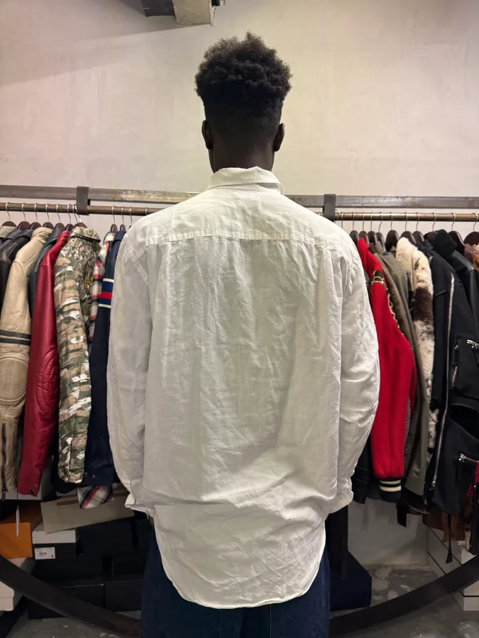 1990s Giorgio Armani White Minimalist Shirt gFLZafV 2