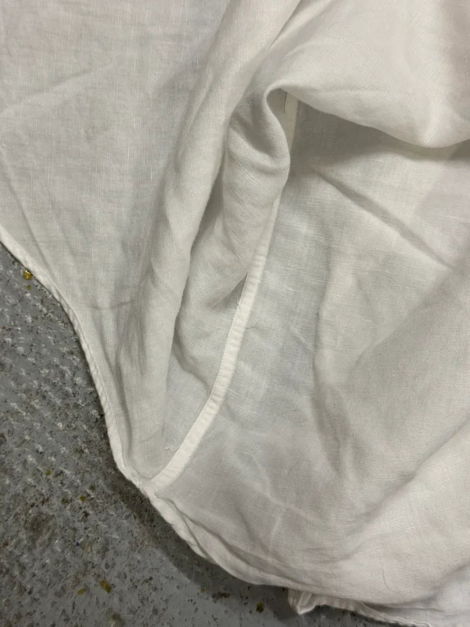 1990s Giorgio Armani White Minimalist Shirt gFLZafV 5