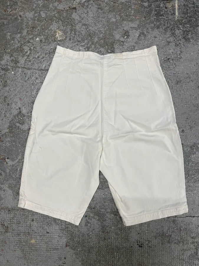 1990s Giorgio Armani White Tiger Shorts (M) LKTWkut 6