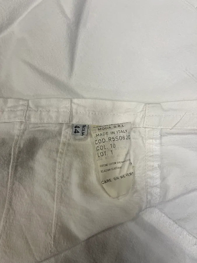 1990s Giorgio Armani White Tiger Shorts (M) LKTWkut 8