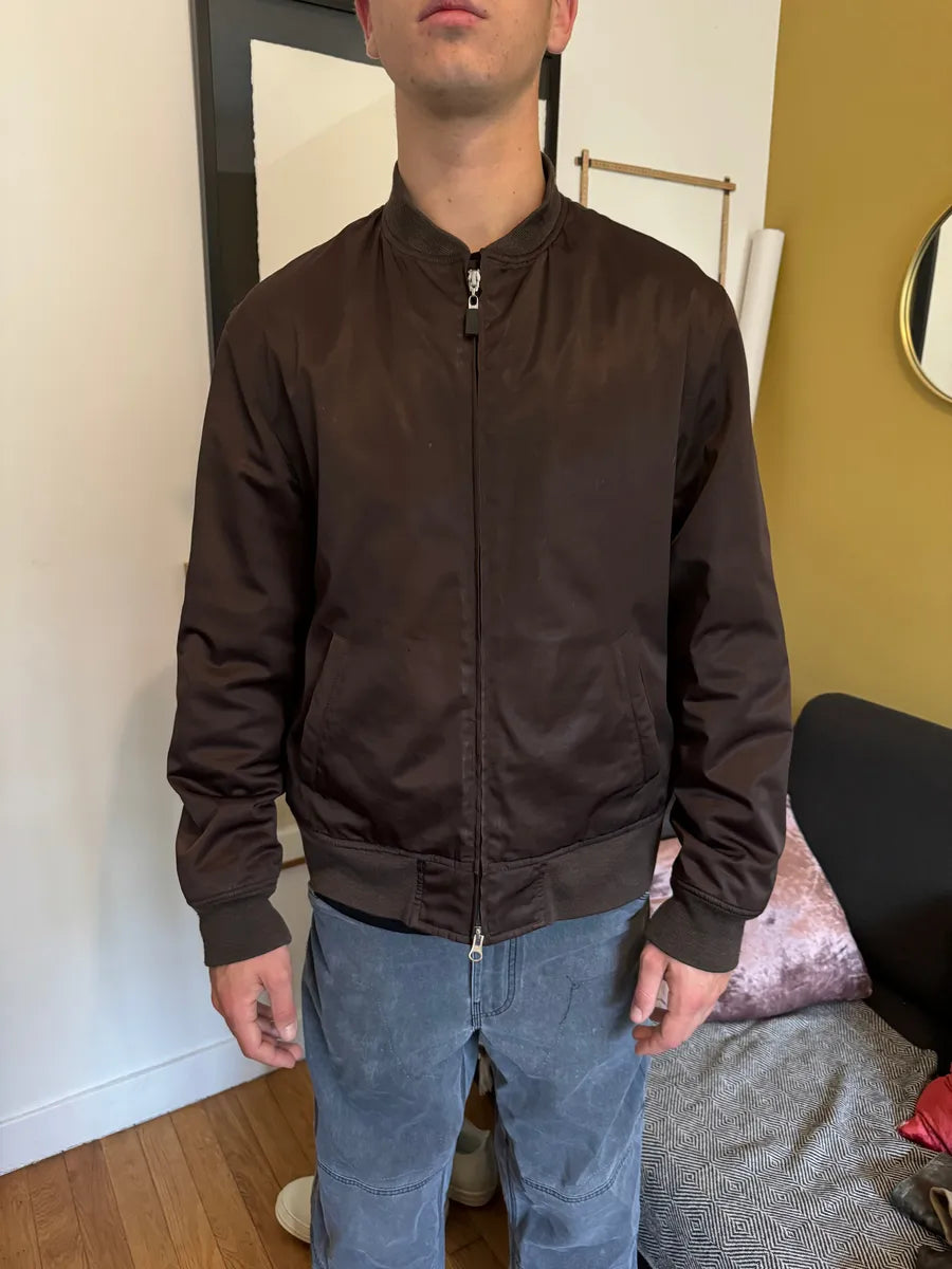 1990s Givenchy Brown Bomber Jacket Geedomc 3