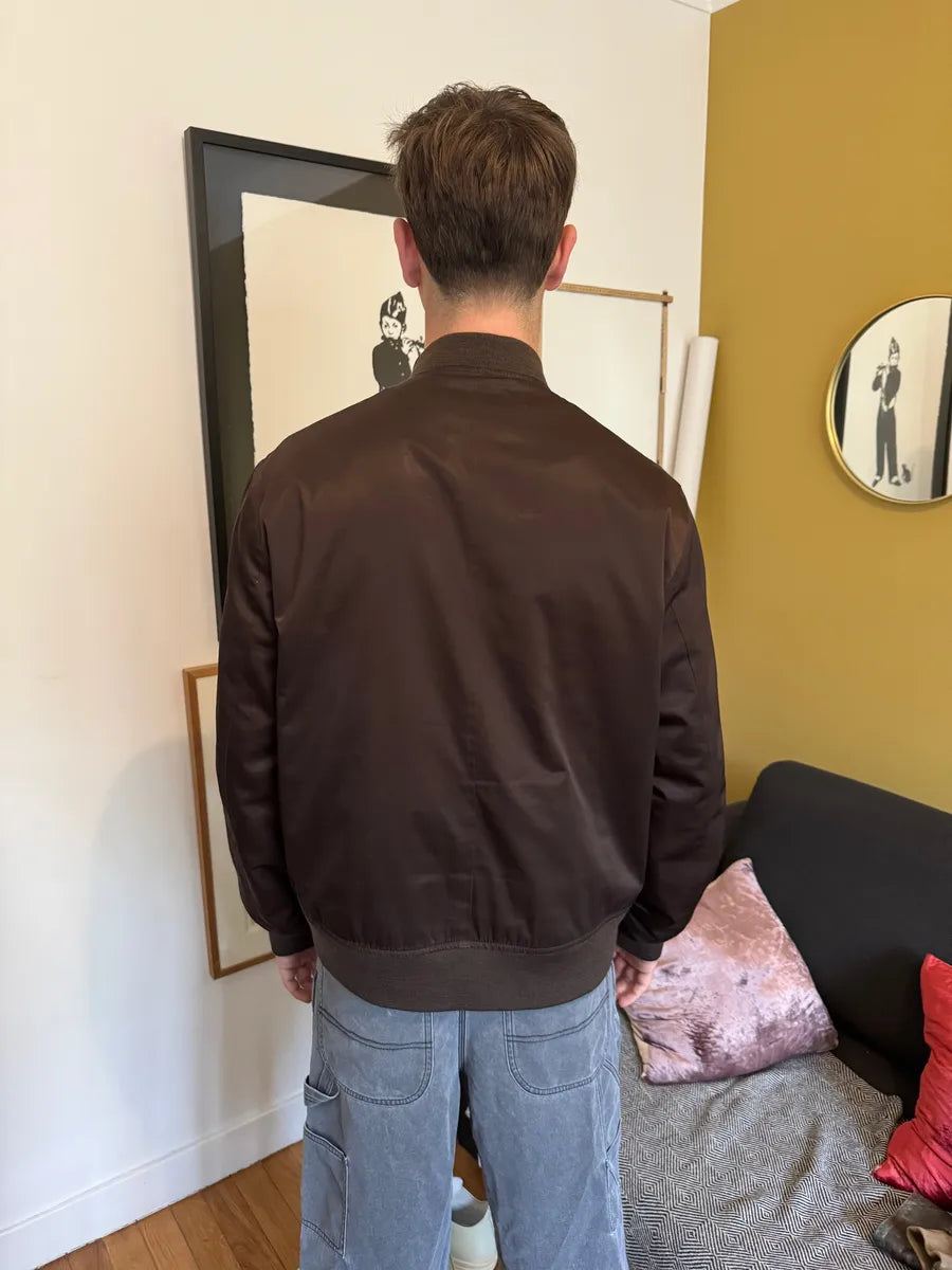 1990s Givenchy Brown Bomber Jacket Geedomc 4