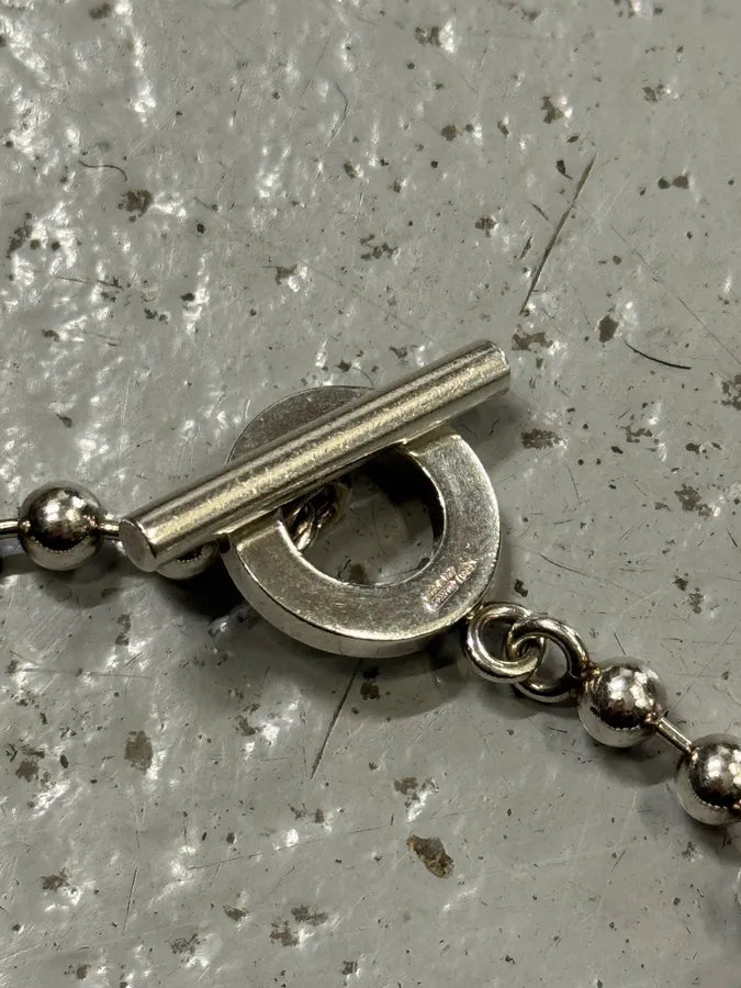 1990s Gucci Ball 925 Sterling Silver Bracelet CvyZfHO 2