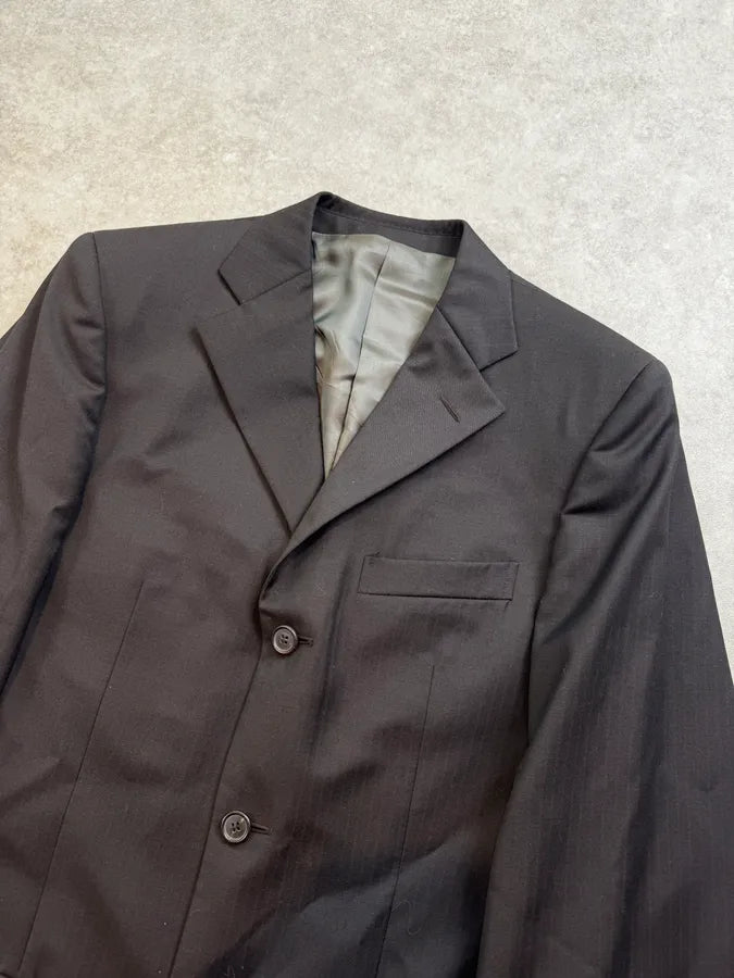 1990s Gucci Dark Grey Tailored Blazer Jacket by Tom Ford yNXKgVF 4