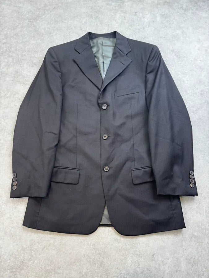 1990s Gucci Dark Grey Tailored Blazer Jacket by Tom Ford yNXKgVF 0