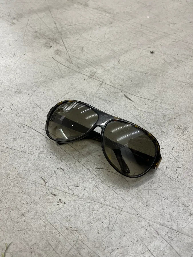 SS2008 Gucci Brown Acetate Gradient Lens Aviator Sunglasses eTWcdae 3