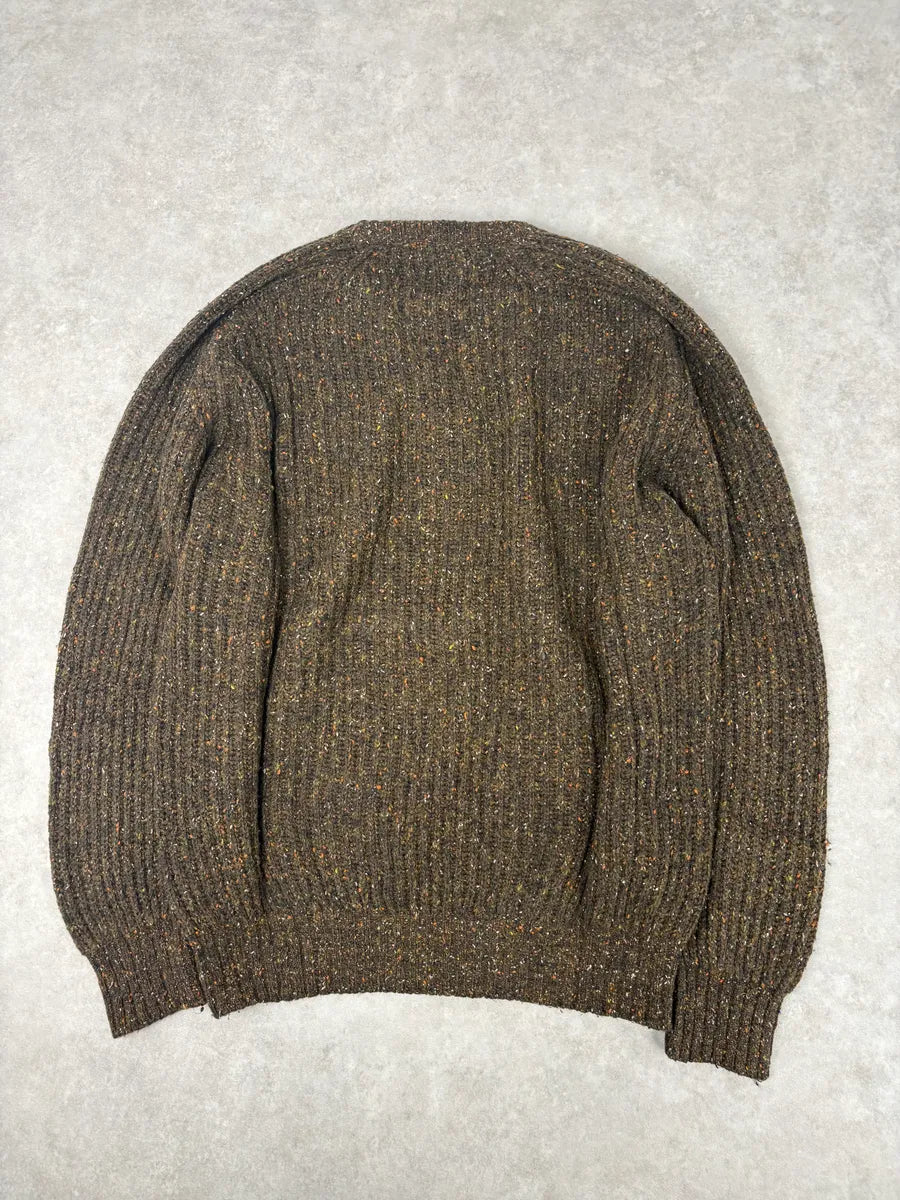 1990s Gucci Brown Italian Wool Premium Sweater KMIgBPD 5