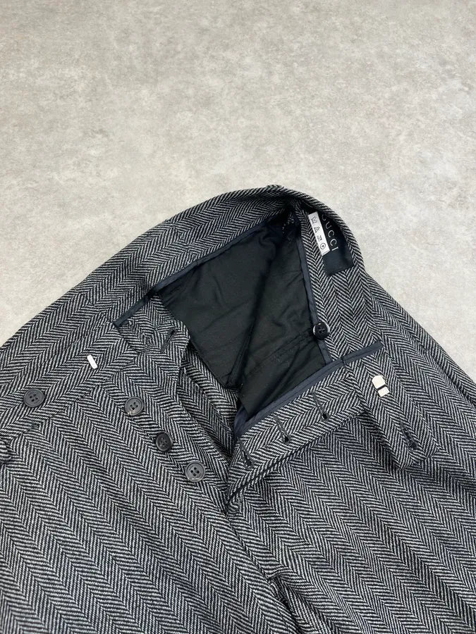 1990s Gucci Classy Grey Wool Pants by Tom Ford TUAtgfk 8