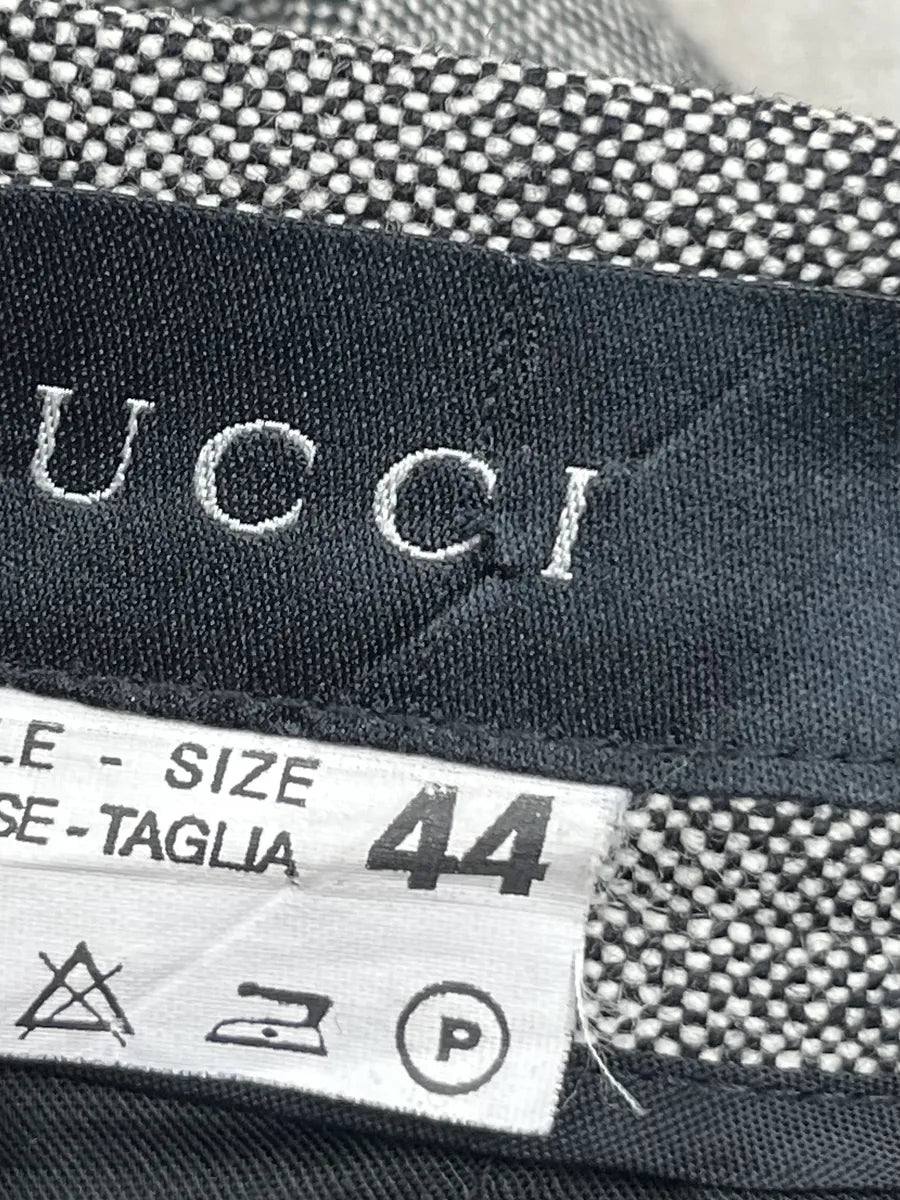 1990s Gucci Grey Wool Pants by Tom Ford EKumrgb 7
