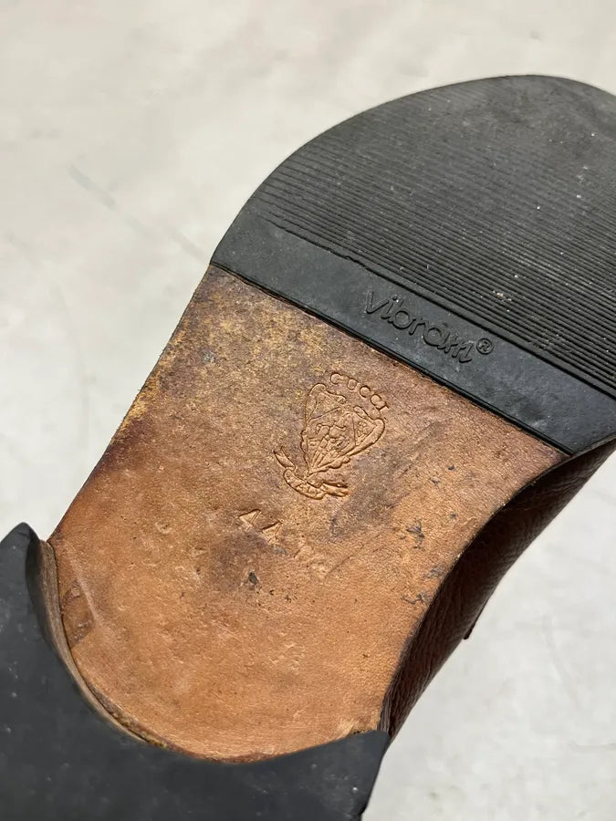 1990s Gucci Horsebit Brown Leather Loafer Shoes lWDPamN 6