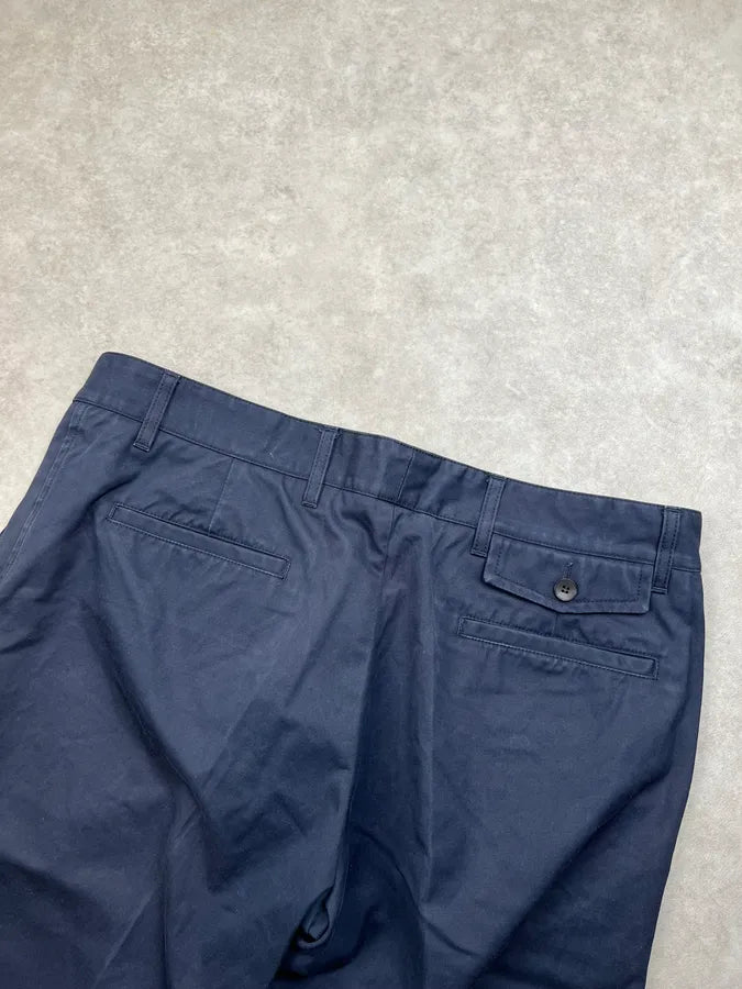 1990s Gucci Navy Cotton Chino Pants by Tom Ford IRXKGJZ 6